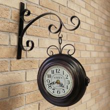 Relógio Estação De Trem Dupla Face Romano Vintage Aspen 1886