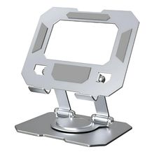 Suporte De Mesa Tablet Alumínio Dobrável Giratório - Rotação 360° E Inclinação 180°