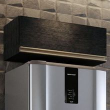 Armário Aéreo 1 Porta Para Cozinha Modulada Milão Menu Móveis Preto