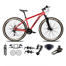 Bicicleta Aro 29 Absolute Nero 5 Alumínio 27v Freio Hidráulico K7 Garfo Com Trava Mtb vermelho 15