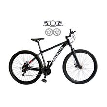 Bicicleta Aro 29 Absolute Nero 5 Alumínio 21v Freio Hidráulico Mountain Bike Garfo Suspensão Preto 21