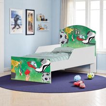 Cama Infantil Com Proteção Lateral 153cm Kmcb Gol De Ouro