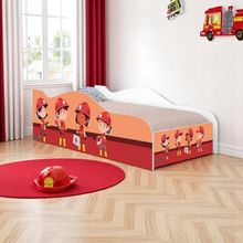 Cama Mobili Infantil 158cm X 73cm Kmcb Bombeiros