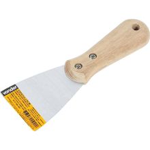 Espátula De Aço, 6 Cm, Com Cabo De Madeira Parafusado, Vonder