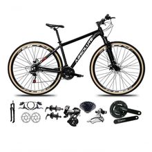 Bicicleta Aro 29 Absolute Nero 5 Câmbios Shimano Altus 24v Freio Hidráulico Garfo Com Trava Preto 15