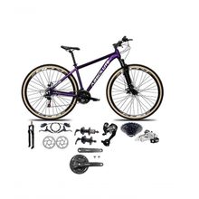 Bicicleta Aro 29 Absolute Nero 5 Câmbios Shimano Altus 27v Freio Hidráulico Garfo Com Trava Roxo 15