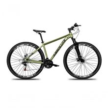 Bicicleta Aro 29 Absolute Nero 5 Alumínio Freio A Disco 21v Garfo Suspensão Mountain Bike Oliva 21