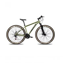 Bicicleta Aro 29 Absolute Nero 5 Alumínio 24v Freio A Disco Garfo Suspensão Mountain Bike Oliva 19
