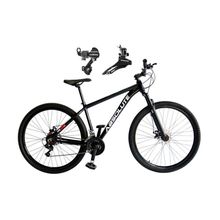 Bicicleta Aro 29 Absolute Nero 5 Alumínio 21v Câmbios Shimano Mountain Bike Freio A Disco Preto 17