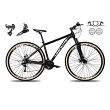 Bicicleta Aro 29 Absolute Nero 5 Alumínio 24v Câmbios Shimano Freio A Disco Hidráulico Mtb Preto 21