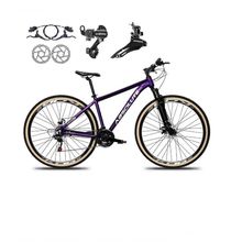 Bicicleta Aro 29 Absolute Nero 5 Alumínio 24v Câmbios Shimano Freio A Disco Hidráulico Mtb Roxo 13.8
