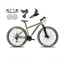 Bicicleta Aro 29 Absolute Nero 5 Alumínio 24v Câmbios Shimano Freio A Disco Hidráulico Mtb Oliva 19