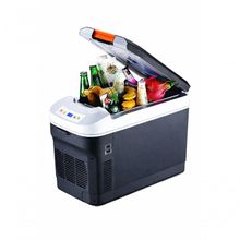 Geladeira Portátil 25 Litros 2 Em 1 Resfria E Aquece Com Display Digital Ideal Para Carro Barco E Uso Doméstico Trivolt