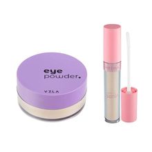 Kit Vizzela Eye Powder Cor: 02 + Corretivo Satin Cor:02