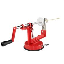Máquina De Cortar Batata Em Espiral Manual Com Ventosa Em Inox Para Legumes, Frutas E Verduras