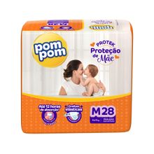 Fralda Pom Pom Protek Proteção de Mãe Jumbo