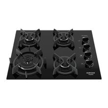 Cooktop Itatiaia Itaplus 4 Bocas Vidro Preto Tripla Chama Bivolt (3700000492)