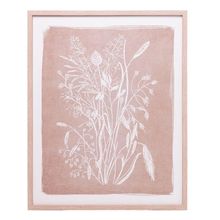 Quadro Decorativo Véu de Pétalas 40cm x 50cm x 2cm MDF