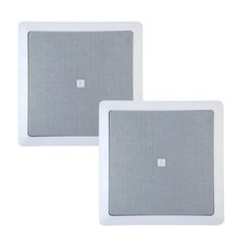 PAR ARANDELA JBL 6CO1Q QUADRADA 6" 25W RMS SOM AMBIENTE