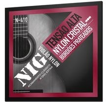 ENC N410 VIOLAO NYLON CRISTAL/METAL PRATEADO - ALTA TENSAO