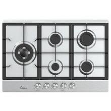 Cooktop a Gás Midea 5 Bocas com Mesa em Inox - CYB5B