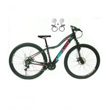 Bicicleta Aro 29 Absolute Hera Feminina Alumínio 21v Freio Hidráulico Garfo Suspensão Preto 17