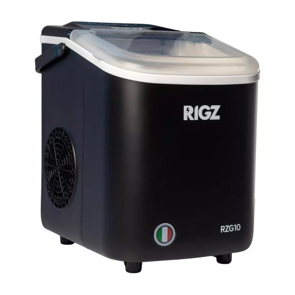 Máquina de Gelo Portátil 100W RIGZ 12kg/dia – 127V/220V - Compacta, Rápida e Eficiente