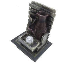 Fonte De Água Decorativa 3 Quedas Cascata Luz De Led Bivolt