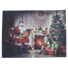 Jogo Americano Estampa Natalina Presentes Papai Noel 6 Peças