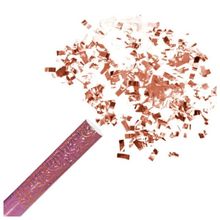 Kit 4 Lança Confete Rose Gold 60cm