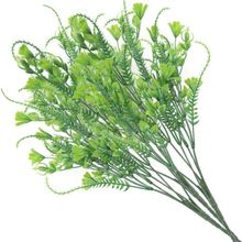 6 Ramos Decoração Arranjo Planta Artificial 5 Galhos Cada 39cm