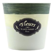 Mini Vaso De Planta Cachepot Estampado Decorado 12,5cm