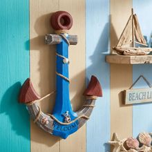 Âncora Náutica Grande Marítima Decoração Casa De Praia 60cm