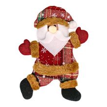 Ki 4 Bonecos de Natal Papai Noel Nevado Pendente