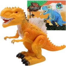 Brinquedo Tiranossauro Rex Dino Com Luz LED Sons Movimentos