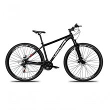 Bicicleta Aro 29 Absolute Nero 5 Alumínio Freio A Disco 21v Garfo Suspensão Mountain Bike Preto 21