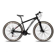 Bicicleta Aro 29 Absolute Nero 5 Alumínio 24v Freio A Disco Garfo Suspensão Mountain Bike Preto 19