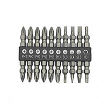 Jogo Bits Ponta Dupla Western 10 Peças 65mm