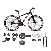 Bicicleta Aro 29 Absolute Nero 5 Kit 2x9 Gta Sunrun K7 Freio A Disco Garfo Com Trava Roxo 15