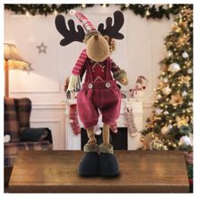 Boneco Rena Decoração Natal Em Tecido 50cm