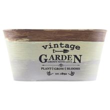 Kit 2 Mini Vasos De Planta Cachepot Estampados Decorados 9cm