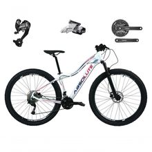 Bicicleta Aro 29 Absolute Hera Feminina Câmbios Shimano Altus 27v K7 Freio Hidráulico Garfo Com Trava Branco 17