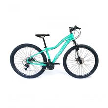 Bicicleta Aro 29 Absolute Hera Feminina 27v K7 Alumínio Freio A Disco Garfo Suspensão Verde 15