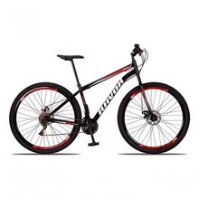 Bicicleta Aro 29 Shimano Traseiro Aço 21 Velocidades Marchas Cor:vermelho