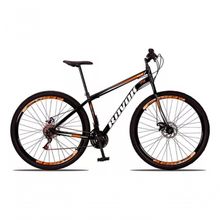 Bicicleta Bike Aço 21 Marchas Velocidades Aro 29 laranja
