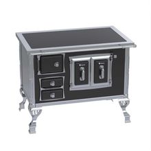 Fogão A Lenha N° 02 Século Xviii Premium Preto Chapa Vitrocerâmica Sem Tampa - Venax