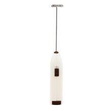 Mini Mixer Elétrico para Bebidas de Inox Plástico Branco