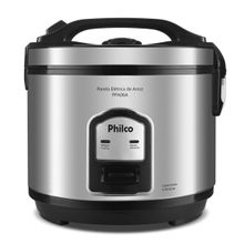 Panela de Arroz Elétrica Philco 6 Xícaras Inox 400W PPA06A