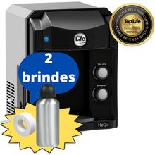 Purificador De água Alcalina Ionizada Com Ozônio Gelada Heoxi - Top Life Preto 110V