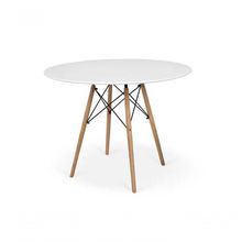 Mesa Eiffel Branca 90cm Madeira ? Ideal Para Cozinha, Sala De Jantar Ou Escritório